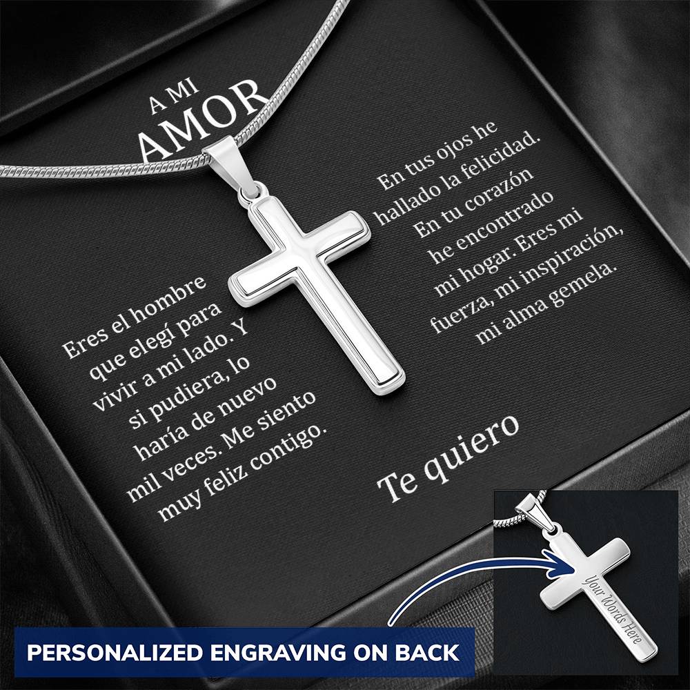 ETERNIDAD • Collar de declaración de amor para Hombre